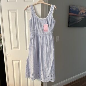 NWT Light Blue Sleeveless Sundress Dress